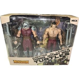 NECA Eastman & Lairds TMNT Shredder  Worms Of Madness 2 Pack  Action Figures New